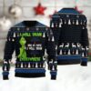 Grinch I Will Drink Michelob Ultra Everywhere Ugly Christmas Sweater, Grinch Holiday Sweater