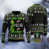 Grinch I Will Drink Mountain Dew Everywhere Ugly Christmas Sweater, Grinch Holiday Sweater