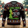 Grinch I Will Drink Tito’s Everywhere Ugly Christmas Sweater, Grinch Holiday Sweater