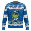 Ho Ho Holy Sh!t Im Drunk Michelob Ultra Grinch Ugly Sweater, Grinch Holiday Sweater