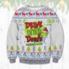 Michelob Ultra Grinch Ugly Sweater, Grinch Holiday Sweater