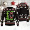Miller High Life Grinch Will Drink Everywhere Ugly Sweater, Grinch Holiday Sweater