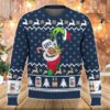 Miller Lite Grinch Hand Ugly Christmas Sweater, Grinch Holiday Sweater