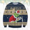 Miller Lite Grinch Ugly Sweater, Grinch Holiday Sweater
