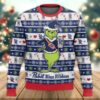 Pabst Blue Ribbon Grinch Ugly Sweater, Grinch Holiday Sweater