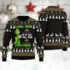 Patron Grinch Will Drink Everywhere Ugly Sweater, Grinch Holiday Sweater