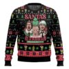 Santa’s Sleighers Grinch Ugly Christmas Sweater, Grinch Holiday Sweater