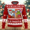 Santa Claus Grinch Yelling Meme Ugly Sweater, Grinch Holiday Sweater