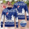 Los Angeles Dodgers Santa Hat Ugly Chritsmas Sweater, MLB Chritsmas Sweater