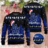 Los Angeles Dodgers Santa Hat Ugly Sweater, MLB Chritsmas Sweater
