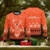 Cincinnati Bengals Christmas Reindeer Knitted Ugly Christmas Sweater, NFL Chritsmas Sweater