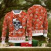 Cincinnati Bengals Fans Skull Sleigh Ugly Christmas Sweater, NFL Chritsmas Sweater
