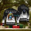 Dallas Cowboys Black Grinch Turkey Disguise Thankgiving Ugly Christmas Sweater, NFL Chritsmas Sweater