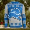 Detroit Lions Wool Holiday Sweater, NFL Chritsmas Sweater
