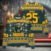 Green Bay Packers x Grinch Christmas Dr. Seuss How the Grinch Stole Christmas with Super Bowl Trophy Custom Ugly Christmas Sweater, NFL Chritsmas Sweater