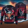 Houston Texans Christmas Donald Trump Ugly Christmas Sweater, NFL Chritsmas Sweater