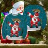 Jacksonville Jaguars Christmas Dab Santa Ugly Christmas Sweater, NFL Chritsmas Sweater