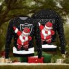 Las Vegas Raiders Dab Santa Ugly Christmas Sweater, NFL Chritsmas Sweater