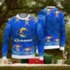 Los Angeles Rams Fans Skull Family Knitted Christmas Sweater, NFL Chritsmas Sweater