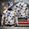 Los Angeles Rams NFL Football Team Santa Skulls Ugly Christmas Sweater, NFL Chritsmas Sweater