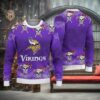 Minnesota Vikings Christmas Skull Ugly Christmas Sweater, NFL Chritsmas Sweater