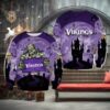 Minnesota Vikings Halloween Mummy Roast Ugly Christmas Sweater, NFL Chritsmas Sweater