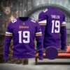 Minnesota Vikings Thielen 19 NFL Ugly Christmas Sweater, NFL Chritsmas Sweater