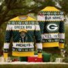 NFL Green Bay Packers Cute Mascot Custom Ugly Christmas Sweater, NFL Chritsmas Sweater