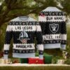 NFL Las Vegas Raiders Cute Mascot Custom Ugly Christmas Sweater, NFL Chritsmas Sweater
