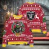 NFL Las Vegas Raiders x Grinch Dr. Seuss How the Grinch Stole Christmas with Super Bowl Trophy Ugly Christmas Sweater, NFL Chritsmas Sweater