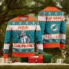 NFL Miami Dolphins Cute Mascot Custom Ugly Christmas Sweater, NFL Chritsmas Sweater