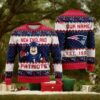 NFL New England Patriots Cute Mascot Custom Ugly Christmas Sweater, NFL Chritsmas Sweater