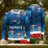 NFL New England Patriots Skull Ugly Christmas Sweater, NFL Chritsmas Sweater