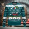 NFL Philadelphia Eagles Grinch Hand My Eagles Stole My Heart Ugly Christmas Sweater, NFL Chritsmas Sweater
