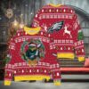 NFL Philadelphia Eagles x Grinch Dr. Seuss How the Grinch Stole Christmas with Super Bowl Trophy Ugly Christmas Sweater, NFL Chritsmas Sweater