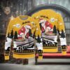 NFL Pittsburgh Steelers Christmas Funny DJ Santa Christmas Ugly Sweater, NFL Chritsmas Sweater