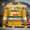 NFL Pittsburgh Steelers Grinch Hand My Steelers Stole My Heart Ugly Christmas Sweater, NFL Chritsmas Sweater