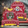 NFL Pittsburgh Steelers x Grinch Dr. Seuss How the Grinch Stole Christmas with Super Bowl Trophy Ugly Christmas Sweater, NFL Chritsmas Sweater