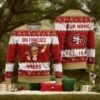 NFL San Francisco 49ers Cute Mascot Custom Ugly Christmas Sweater, NFL Chritsmas Sweater