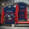 New England Patriots Christmas Skull Ugly Christmas Sweater, NFL Chritsmas Sweater
