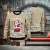 New Orleans Saints Printed Funny Santa Claus Show Team Spirit NFL Ugly Christmas Sweater, NFL Chritsmas Sweater