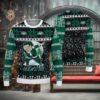 New York Jets Dabbing Santa Ugly Christmas Sweater, NFL Chritsmas Sweater