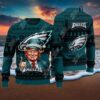 Philadelphia Eagles Christmas Donald Trump Ugly Christmas Sweater, NFL Chritsmas Sweater