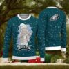 Philadelphia Eagles Christmas Santa Claus Tattoo Ugly Christmas Sweater, NFL Chritsmas Sweater