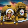 Pittsburgh Steelers Christmas Donald Trump Ugly Christmas Sweater, NFL Chritsmas Sweater