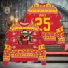 San Francisco 49ers x Grinch Christmas Dr. Seuss How the Grinch Stole Christmas with Super Bowl Trophy Custom Ugly Christmas Sweater, NFL Chritsmas Sweater