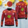 Tampa Bay Buccaneers American NFL Football Team Logo Cute Grinch Ugly Christmas Sweater, NFL Chritsmas Sweater