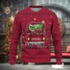 Tampa Bay Buccaneers Christmas Sweater Grinch Driving Funny Ugly Christmas Sweater, NFL Chritsmas Sweater