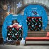 Tennessee Titans Christmas Snowman Frostbite Ugly Christmas Sweater, NFL Chritsmas Sweater