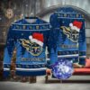 Tennessee Titans Logo Golden Fans Santa Hat Ugly Christmas Sweater, NFL Chritsmas Sweater